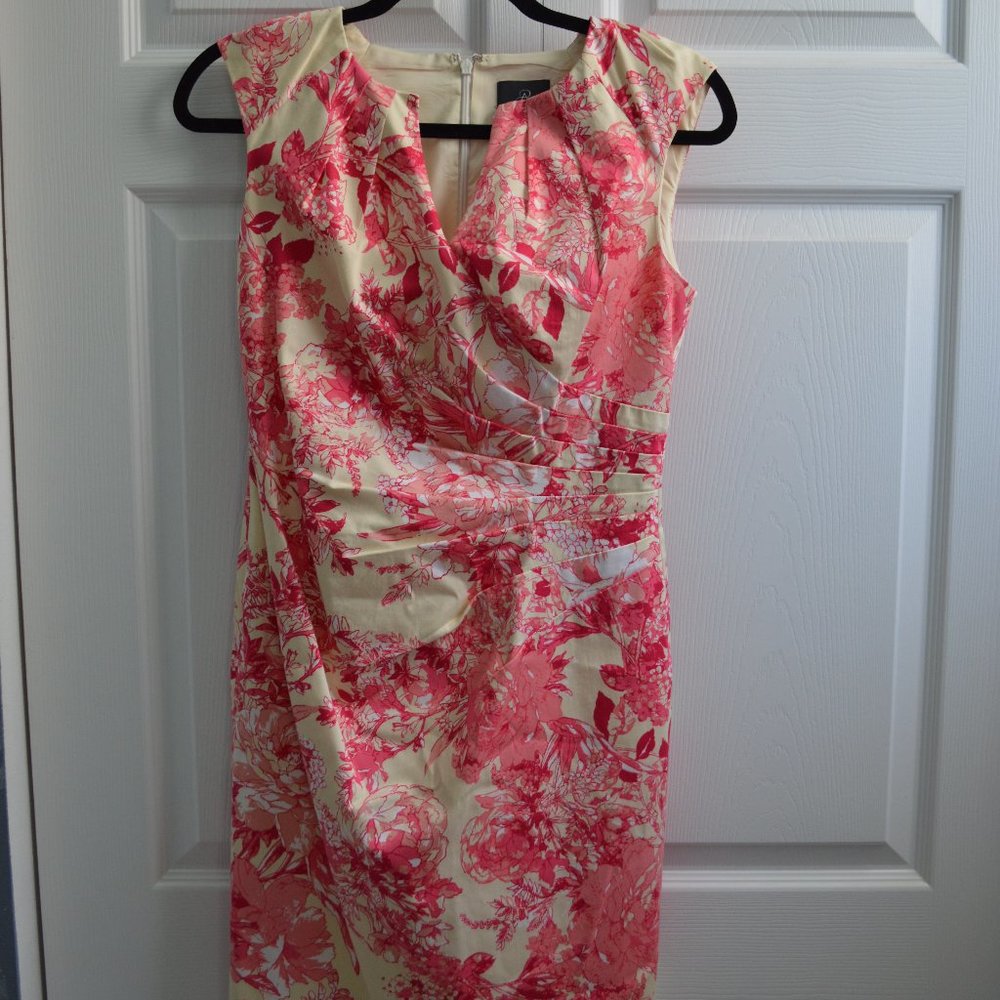 Adrianna Papell Floral Cocktail Dress
